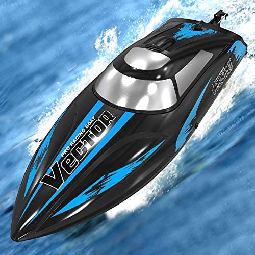 VOLANTEXRC RC Boat Remote Control Boat for Pools and Lakes, 20+ mph Self Righting Racing Boats with Rechargeable Battery for Kids and Adults, with Low Battery Alarm