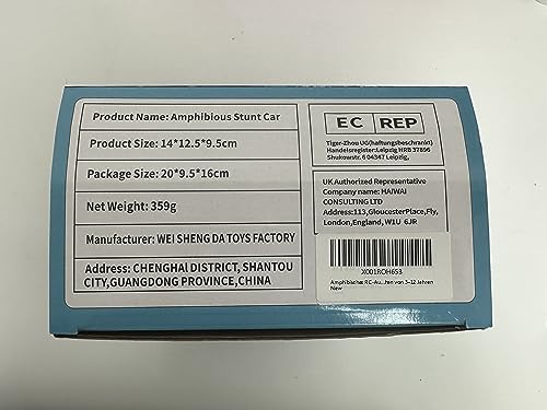 AYIQUTY Amphibious RC Car with Lights for Kids 3-12 Year Old Gesture Controlled Remote Control Boat 4WD 2.4 GHz Waterproof Stunt 360 Degree Rotating Water Beach Pool Toys Gifts Boys Girls, Pink