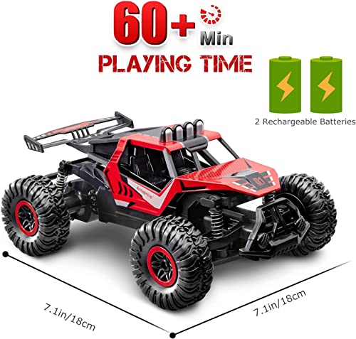 ANTAPRCIS RC Remote Control Car Toy with 60 Mins Play Time, RC Speedy Drift Truck with 2 Batteries, Toy Gift for 6-12 Years Kids Beginners