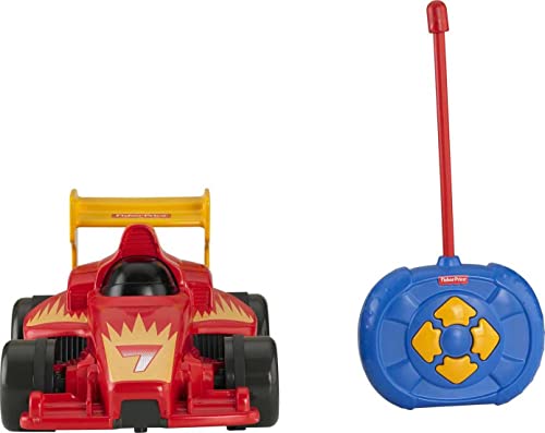 Fisher-Price My Easy RC Toy Car Battery Powered Remote Controlled Vehicle for Preschool Pretend Play Ages 3+ Years, GVY94