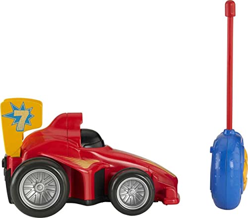 Fisher-Price My Easy RC Toy Car Battery Powered Remote Controlled Vehicle for Preschool Pretend Play Ages 3+ Years, GVY94