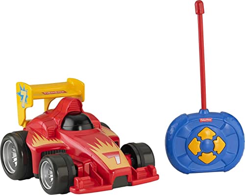 Fisher-Price My Easy RC Toy Car Battery Powered Remote Controlled Vehicle for Preschool Pretend Play Ages 3+ Years, GVY94
