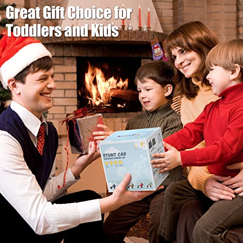 Kizmyee Remote Control Car for Kids, RC Stunt Car, Double Sided 360degFlips Rotating, Waterproof Stunt Controlled Vehicle Truck with Rotate 360 Car Boy Toy for 8+ Year