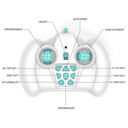 Fanomini Remote Control Car Toy 360° Rotation Transforming Gesture Induction Stunt Car Rechargeable Reusable Hand Controlled 4WD Off-Road Drift Car with 220mA Battery for Kids Boys Girls (green)