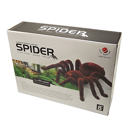 Tipmant High Simulation RC Spider Infrared 2CH Remote Control Vehicle Car Kids Electric Toys Requires (Battery Not Included)