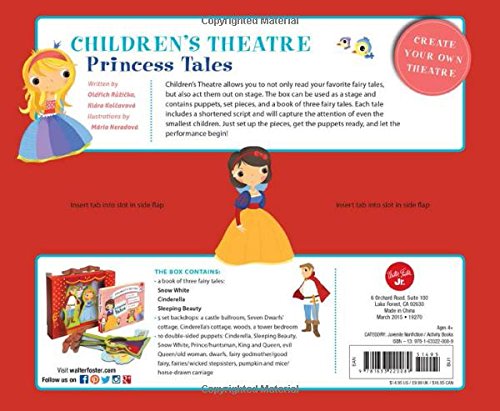 Princess Tales: Snow White, Sleeping Beauty, Cinderella (Read & Play Puppet Theater)