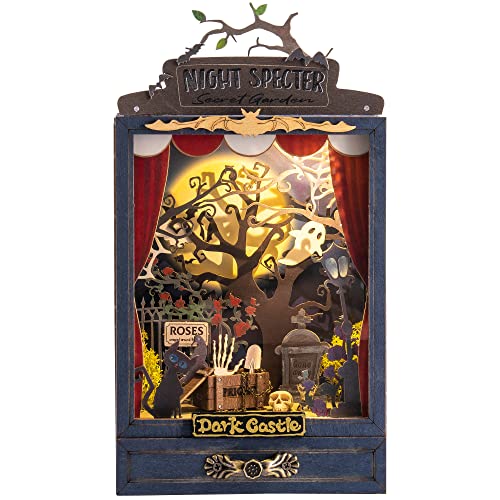 Rolife Box Theatre Series Book Nook kit DIY Dollhouse Room Decor for Teen Girls Boys Women DS023