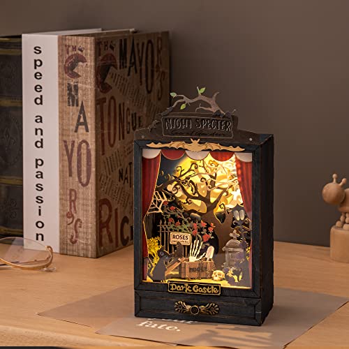 Rolife Box Theatre Series Book Nook kit DIY Dollhouse Room Decor for Teen Girls Boys Women DS023