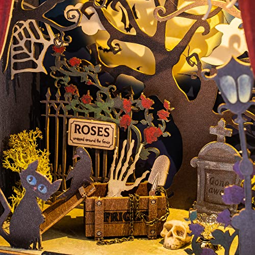 Rolife Box Theatre Series Book Nook kit DIY Dollhouse Room Decor for Teen Girls Boys Women DS023