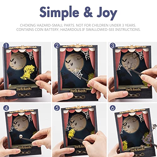 Rolife Box Theatre Series Book Nook kit DIY Dollhouse Room Decor for Teen Girls Boys Women DS023