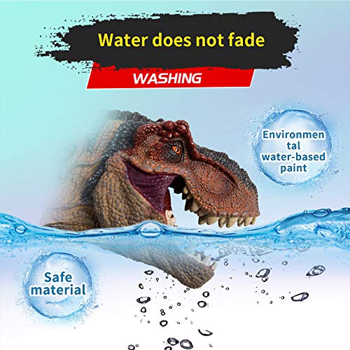 Dinosaur Hand Puppet Tyrannosaurus Rex Toy, Dinosaur Toys Hand Puppet Soft Rubber Realistic Dinosaur Model Toys for Kids (1pcs)