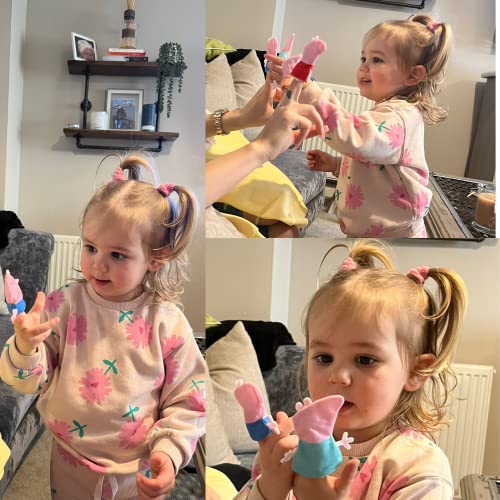 Peppa Pig Family Figures Finger Puppets - Keepsake Tin