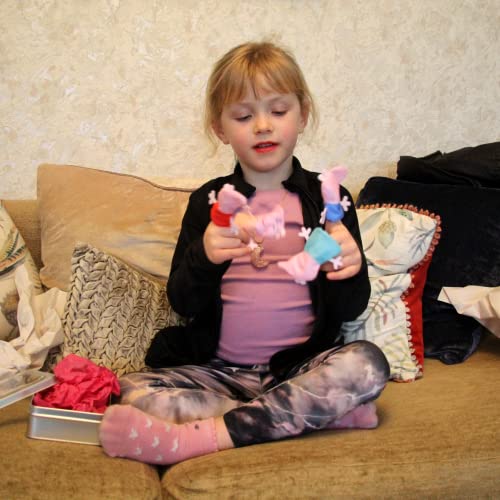 Peppa Pig Family Figures Finger Puppets - Keepsake Tin