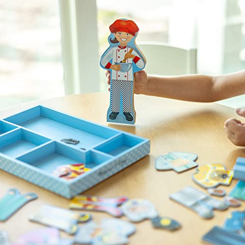 Melissa & Doug 15164 Magnetic Pretend Play - Julia | Pretend Play Toy | Cognitive Skills | 3+ | Gift for Boy or Girl, Multicolor, 29.72 cm*3.05 cm*21.59 cm