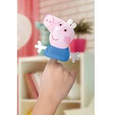 Peppa Pig Family Figures Finger Puppets - Keepsake Tin