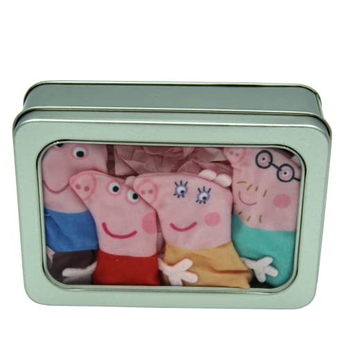 Peppa Pig Family Figures Finger Puppets - Keepsake Tin