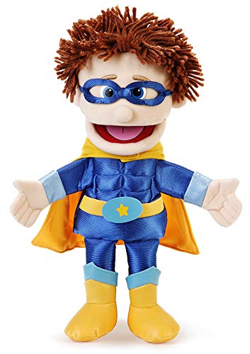 SiLLy puppets Superhero, Peach Boy, Hand Puppet, 40cm