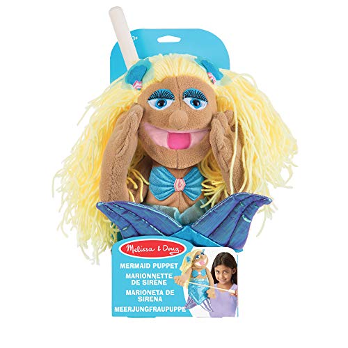 Melissa & Doug Mermaid Hand Puppet | Puppets & Theatres | Age +2 years | Gift for Boy or Girl
