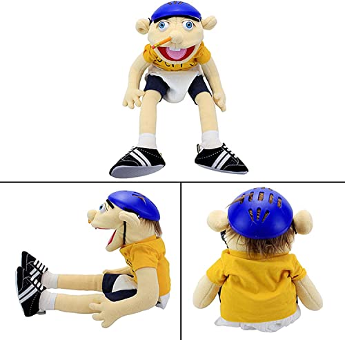 Jeffy Puppet Plush Toy Doll, 60cm Hand Puppet,Mischievous Funny Puppets Toy With Working Mouth, For Birthday Christmas Halloween Party Teaching Preschool