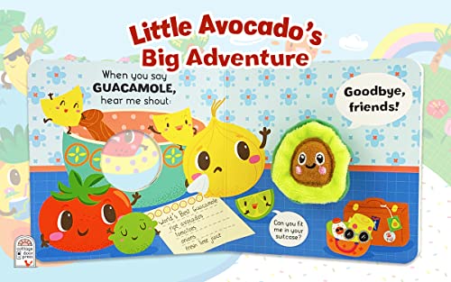 Little Avocado’s Big Adventure (Finger Puppet Board Book with Avocado puppet for ages 0 and up)