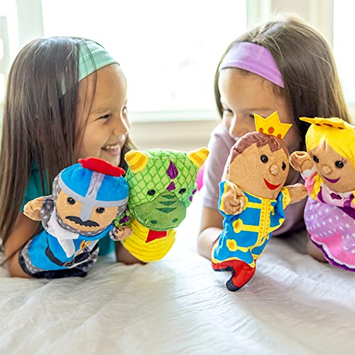 Melissa & Doug Palace Pals Hand Puppets | Puppets & Theaters | Soft Toy | 2+ | Gift for Boy or Girl