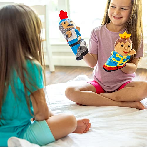 Melissa & Doug Palace Pals Hand Puppets | Puppets & Theaters | Soft Toy | 2+ | Gift for Boy or Girl