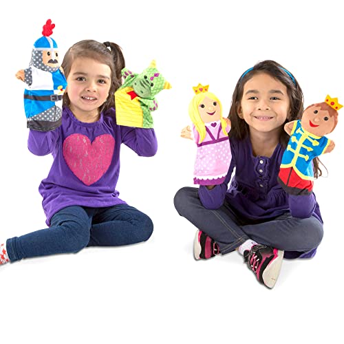 Melissa & Doug Palace Pals Hand Puppets | Puppets & Theaters | Soft Toy | 2+ | Gift for Boy or Girl