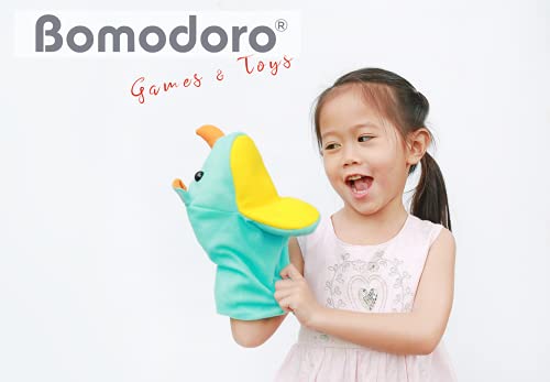 Bomodoro - Children's Puppet Theater 120 x 70 x 50 cm, Red, Transformable into a small tent