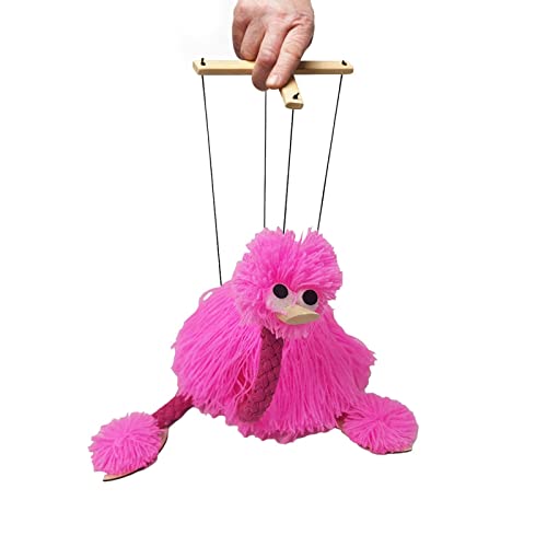 Loupsiy Bird Puppet With Strings | Ostrich String Puppet,String Doll Outdoor and Home Play Animal Puppets Hand Marionette for Kids
