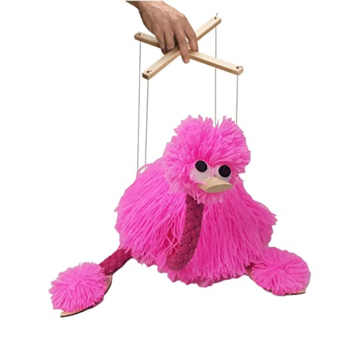 Loupsiy Bird Puppet With Strings | Ostrich String Puppet,String Doll Outdoor and Home Play Animal Puppets Hand Marionette for Kids