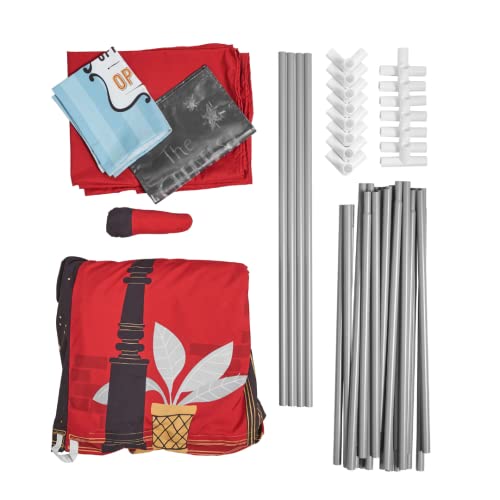 Haus Projekt Large Play Tent Theatre, Indoor Outdoor Kids Play Tent, House or Garden Tent, Pretend Play Theater Play House for Children, Girls and Boys Extra Large Playhouse, Birthday Gift for Kids