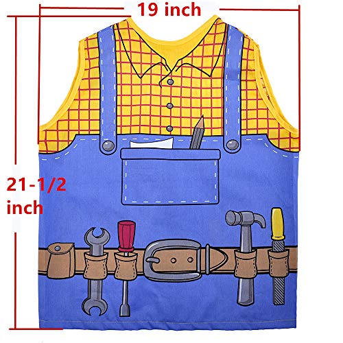 TOPTIE 6 Sets Career Role Play Costume, Occupation Pretend Play Christmas Costume for 3-8 Years Old-Assorted-One Size (3 to 8 Years Old)