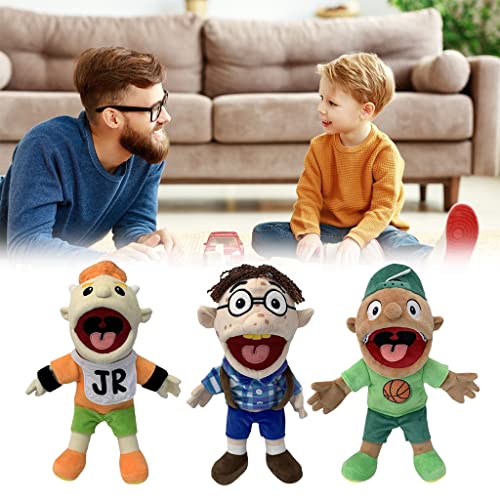 Jeffy Soft Plush Hand Puppet Toys for Playhouse,Prank Funny Puppet Toys with Working Mouth, Puppet Toys Gift for Kids puppet uk