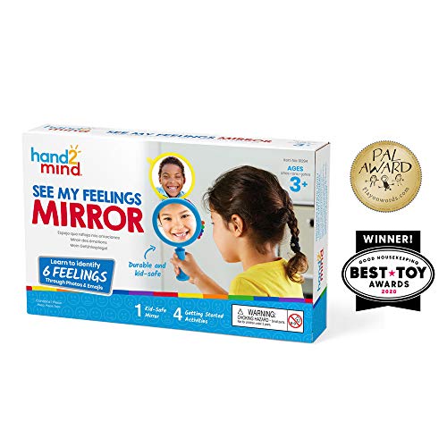 Learning Resources 91294 See My Feelings Social Emotional, Sensory Toys for Toddler Learning, Anxiety Relief, Mindfulness, Unbreakable Mirror for Kids (Pack of 1), 20 cm H x 10cm W