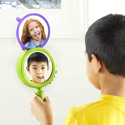 Learning Resources 91294 See My Feelings Social Emotional, Sensory Toys for Toddler Learning, Anxiety Relief, Mindfulness, Unbreakable Mirror for Kids (Pack of 1), 20 cm H x 10cm W