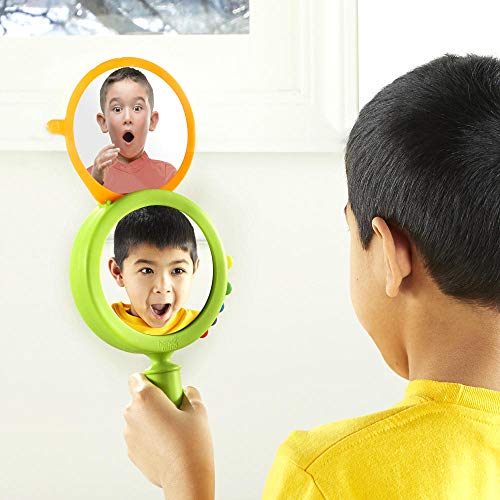 Learning Resources 91294 See My Feelings Social Emotional, Sensory Toys for Toddler Learning, Anxiety Relief, Mindfulness, Unbreakable Mirror for Kids (Pack of 1), 20 cm H x 10cm W