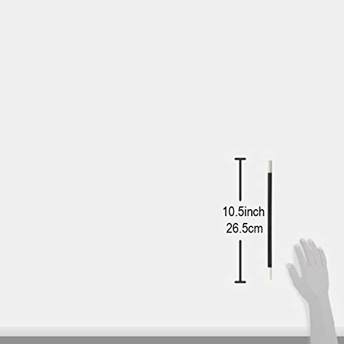 D.A.Y. Republic Kids Magic Wand Black & White 26.5cm 10.5” Long Spell Casting Stick for Wizard Witch Magician Costume, Party Bag Filler, Favors, Birthday Games, Fancy Dress