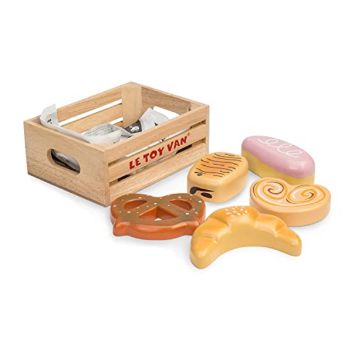 Le Toy Van Honeybake Wooden Bakers Basket Market Crate