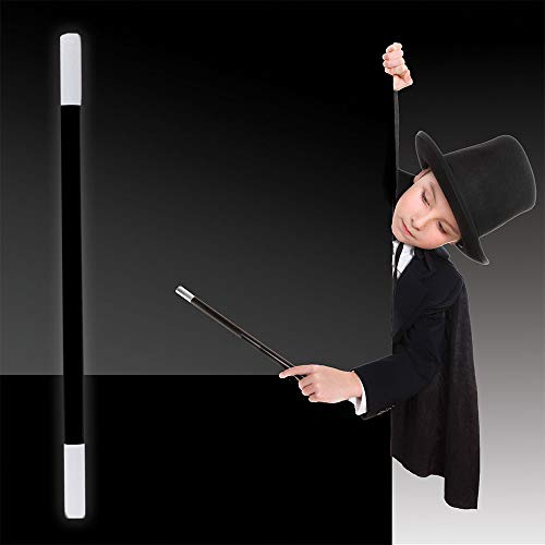 D.A.Y. Republic Kids Magic Wand Black & White 26.5cm 10.5” Long Spell Casting Stick for Wizard Witch Magician Costume, Party Bag Filler, Favors, Birthday Games, Fancy Dress