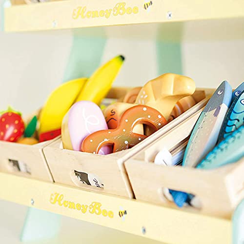 Le Toy Van Honeybake Wooden Bakers Basket Market Crate