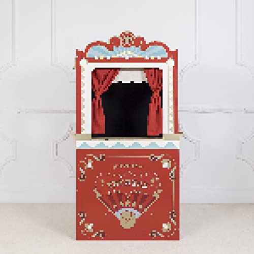 Le Toy Van - Wooden Educational Puppet Theatre | Kids Role Play Toy - Suitable For 3 Years +, Multicolor, 69.85 x 40.89 x 121.92 cm