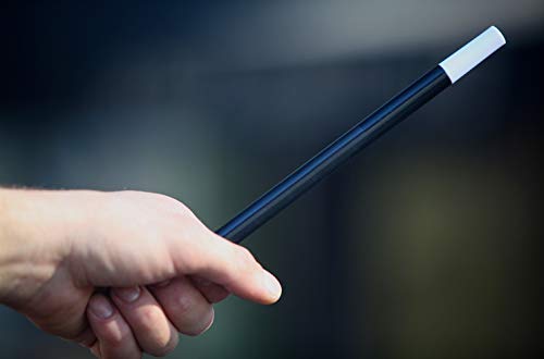 D.A.Y. Republic Kids Magic Wand Black & White 26.5cm 10.5” Long Spell Casting Stick for Wizard Witch Magician Costume, Party Bag Filler, Favors, Birthday Games, Fancy Dress