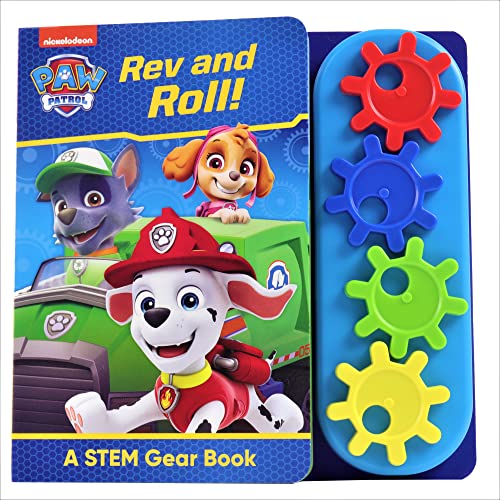 PAW Patrol - Rev and Roll! - A STEM Gear Sound Book - PI Kids (Play-A-Sound): A Stem Gear Book