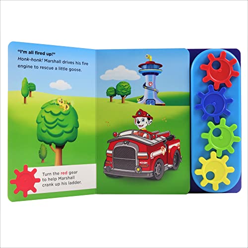 PAW Patrol - Rev and Roll! - A STEM Gear Sound Book - PI Kids (Play-A-Sound): A Stem Gear Book