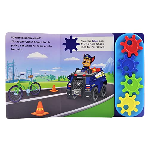 PAW Patrol - Rev and Roll! - A STEM Gear Sound Book - PI Kids (Play-A-Sound): A Stem Gear Book
