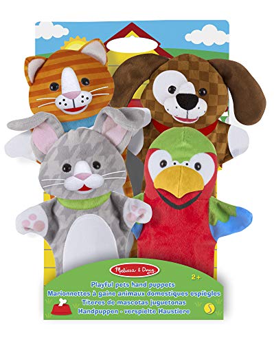 Melissa & Doug Farm Hands Animal Puppets | Puppets & Theatres | 3+ | Gift for Boy or Girl