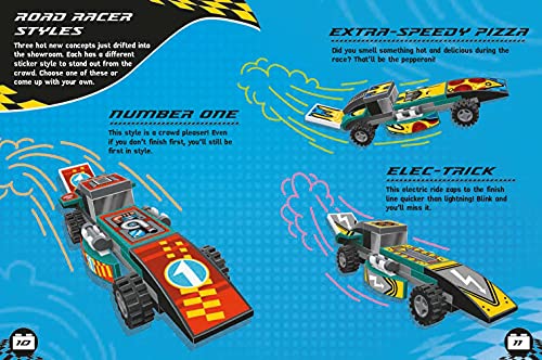 LEGO® Build and Stick: Custom Cars (Includes LEGO® bricks, book and over 260 stickers)