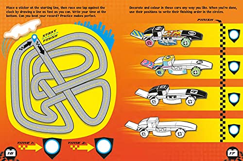 LEGO® Build and Stick: Custom Cars (Includes LEGO® bricks, book and over 260 stickers)