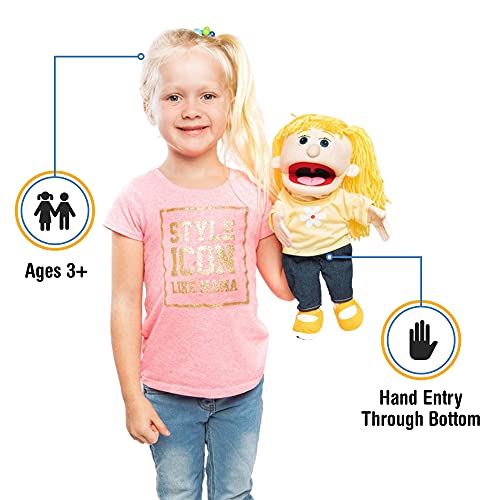 SiLLy puppets Katie, Peach Girl, Hand Puppet, 40cm