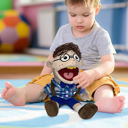 Fulenyi Jeffy Puppet Plush Toy Doll, Jeffy Feebee Puppet Plush SML Toy, Soft Stuffed Hand Puppet Prank Plush Toy, Silly Ventriloquist Hand Puppets For Kids Party Favors Gift